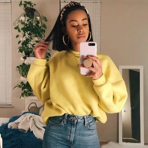 Neon yellow sweater